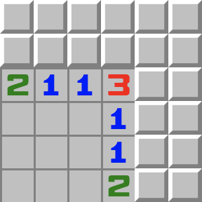 1–3–1 corner pattern, step 0 of 7