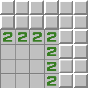 2–2–2 corner pattern, step 0 of 7
