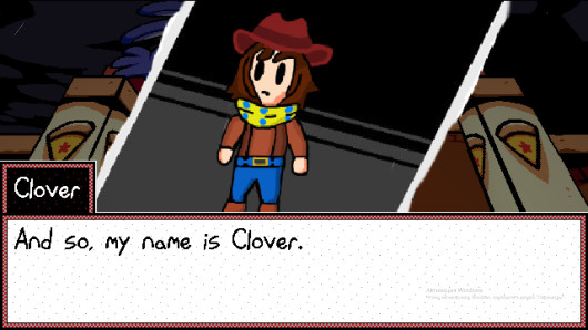 Character Clover from Undertale Yellow preview