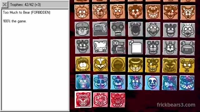Forbidden trophy row